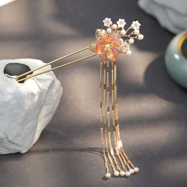 hair clips & barrettes ancient hairpins chinese simulated pearls flower long tassel stick step shake headpieces for bride noiva, Golden;silver
hair clips & barrettes ancient hairpins chinese simulated pearls flower long tassel stick step shake headpieces for bride noiva, Golden;silver