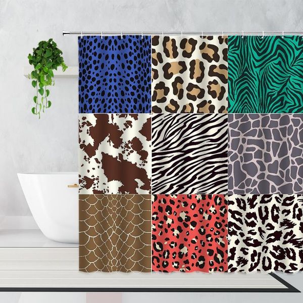 shower curtains leopard pattern curtain colorful ethnic style stitching graphics bathroom decoration waterproof bath with hooks
shower curtains leopard pattern curtain colorful ethnic style stitching graphics bathroom decoration waterproof bath with hooks