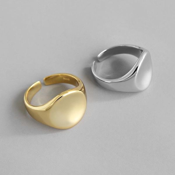 cluster rings 100% 925 sterling silver smooth round for women jewelry anillos mujer, simple opening ring gold color bijoux femme joyas, Golden;silver
cluster rings 100% 925 sterling silver smooth round for women jewelry anillos mujer, simple opening ring gold color bijoux femme joyas, Golden;silver