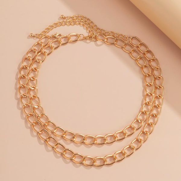 chains kunjoe punk rock hip hop chain choker necklace for women men vintage multilayer clavicle jewelry wholesale, Silver
chains kunjoe punk rock hip hop chain choker necklace for women men vintage multilayer clavicle jewelry wholesale, Silver