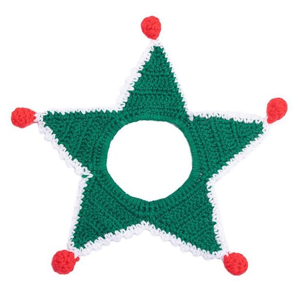 1pc pet woolen yarn collar christmas five star shaped warm collor soft neck lace neckband for cat dog collars & leads
1pc pet woolen yarn collar christmas five star shaped warm collor soft neck lace neckband for cat dog collars & leads