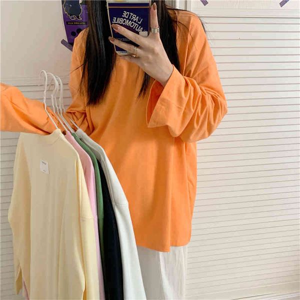 knits basewear brief cotton basic warm casual tee retro full-sleeved chic loose pullovers t-shirts, White
knits basewear brief cotton basic warm casual tee retro full-sleeved chic loose pullovers t-shirts, White