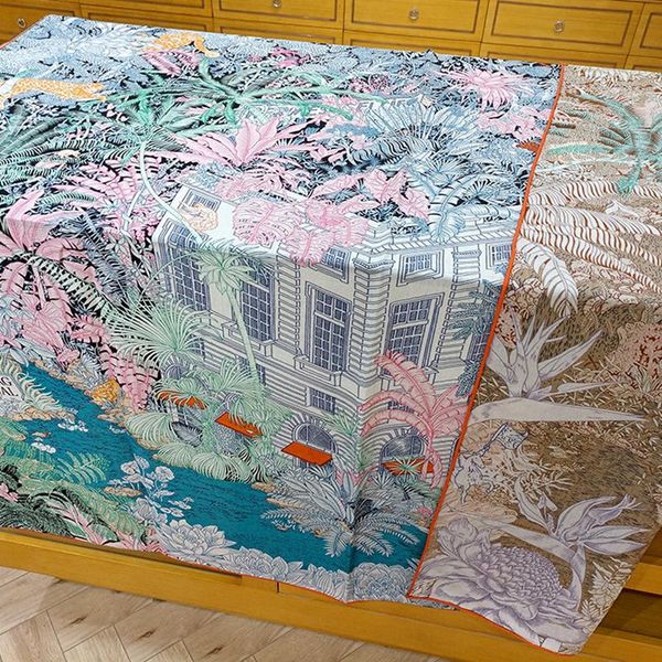 scarves luxury 50% cashmere silk scarf women fashion double-sided forest house shawl stole large kerchief turban 135*135cm, Blue;gray
scarves luxury 50% cashmere silk scarf women fashion double-sided forest house shawl stole large kerchief turban 135*135cm, Blue;gray