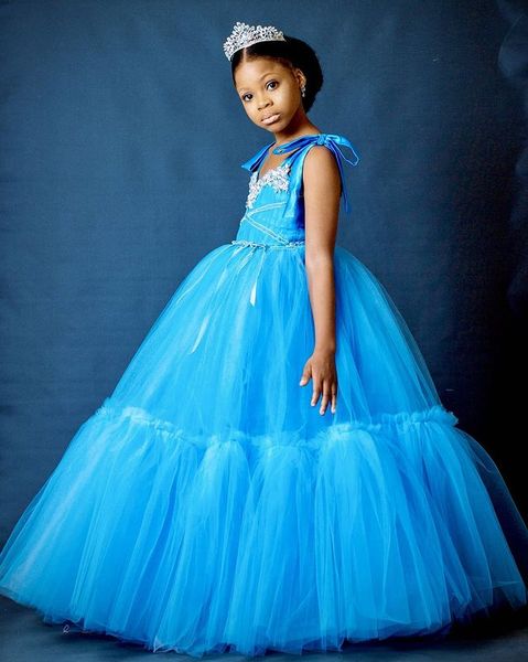 2021 blue lace flower girl dresses spaghetti ball gown tulle lilttle kids birthday pageant weddding gowns zj677, White;blue
2021 blue lace flower girl dresses spaghetti ball gown tulle lilttle kids birthday pageant weddding gowns zj677, White;blue