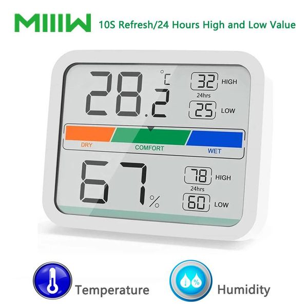 smart home control miiiw life humidity temperature sensor thermometer electron indoor detector use for baby room office
smart home control miiiw life humidity temperature sensor thermometer electron indoor detector use for baby room office