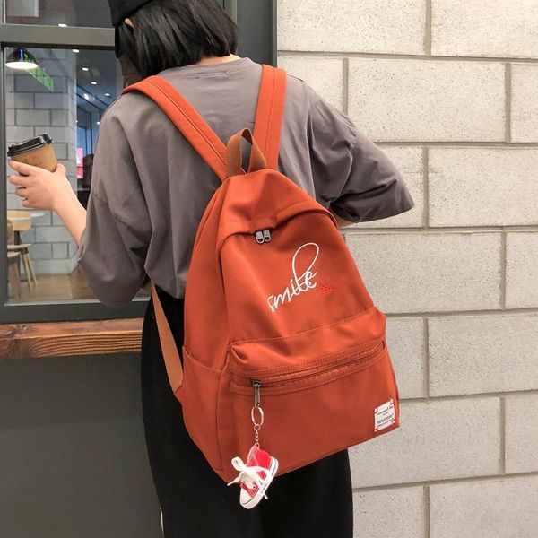 backpack harajuku style large capacity solid color letter high school college students campus computer bag w355
backpack harajuku style large capacity solid color letter high school college students campus computer bag w355