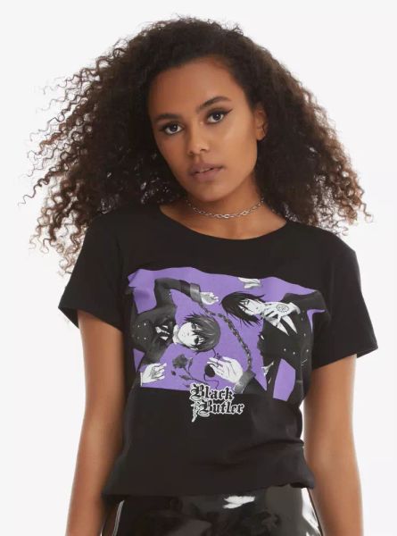 Anime Black Butler CIEL AND SEBASTIAN CHAINS Girls Women's T-Shirt NEW Official, White;black
Anime Black Butler CIEL AND SEBASTIAN CHAINS Girls Women's T-Shirt NEW Official, White;black
