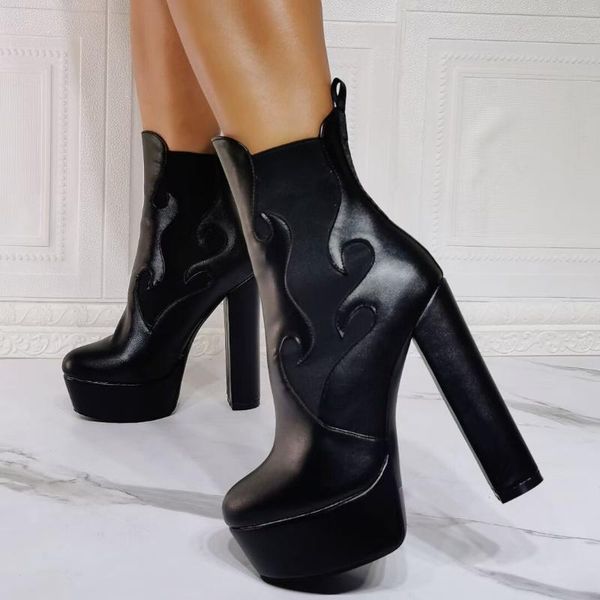boots shofoo shoes.fashionable women's boots. about 14.5 cm high heel banquet fashion shoes. ankle, Black
boots shofoo shoes.fashionable women's boots. about 14.5 cm high heel banquet fashion shoes. ankle, Black