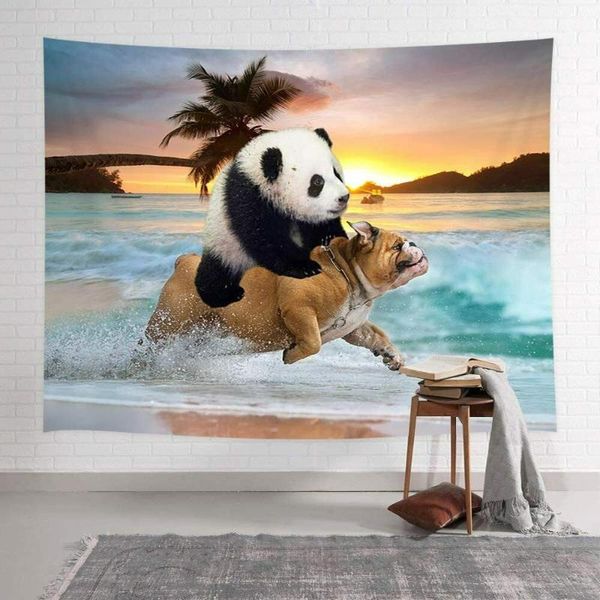 wall stickers ffo hippie style panda ride pug dog running in beach tapestry animal fractal abstract tapestries blankets
wall stickers ffo hippie style panda ride pug dog running in beach tapestry animal fractal abstract tapestries blankets