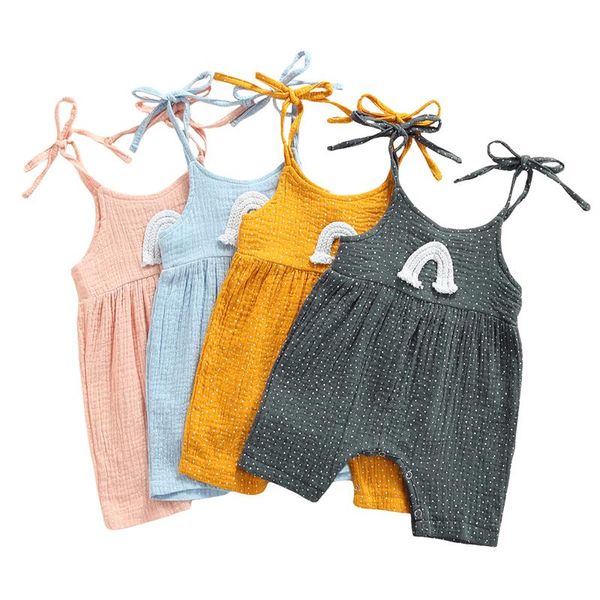 jumpsuits baby girl clothes boys short romper with rainbow pattern girls sleeveless round collar sling jumpsuit children's clothing sum, Blue
jumpsuits baby girl clothes boys short romper with rainbow pattern girls sleeveless round collar sling jumpsuit children's clothing sum, Blue