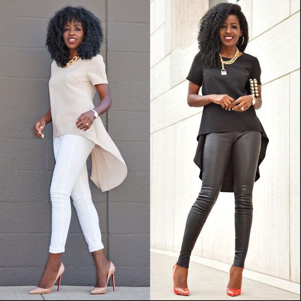 summer o neck chiffon women shirt tee irregular solid casual loose short sleeve blouse blusa plus size s 5xl, White
summer o neck chiffon women shirt tee irregular solid casual loose short sleeve blouse blusa plus size s 5xl, White