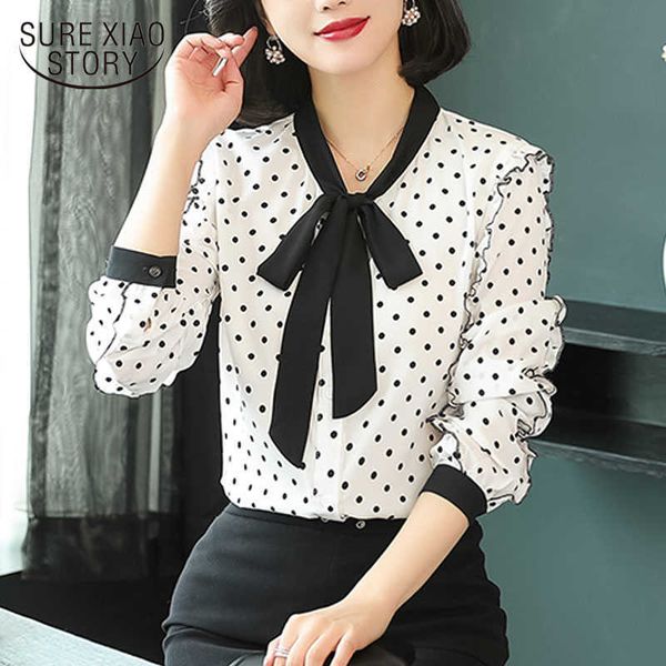 chiffon autumn women long sleeve women shirts polka dot womens and blouses causal female clothing bow blusas 1526 45 210528, White
chiffon autumn women long sleeve women shirts polka dot womens and blouses causal female clothing bow blusas 1526 45 210528, White