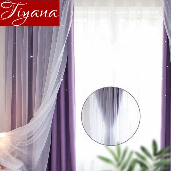 purple solid hollow stars curtain double layer for kids baby room bedroom blackout drape customize sheer fabric blinds x026#40 & drapes
purple solid hollow stars curtain double layer for kids baby room bedroom blackout drape customize sheer fabric blinds x026#40 & drapes