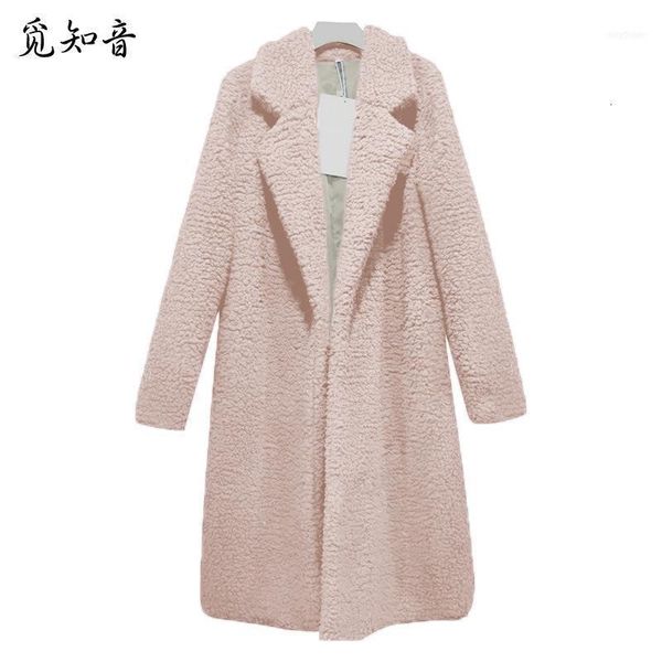 women's fur & faux 2021 fashion long coat women warm lapel lamb wool cardigan autumn winter loose wide-waisted open stitch jacket 1, Black
women's fur & faux 2021 fashion long coat women warm lapel lamb wool cardigan autumn winter loose wide-waisted open stitch jacket 1, Black