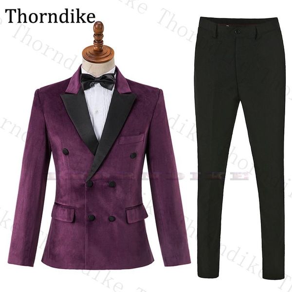 men's suits & blazers thorndike purple suit men 2021 double breasted peaked lapel business spring autumn elegant weding for custom made, White;black
men's suits & blazers thorndike purple suit men 2021 double breasted peaked lapel business spring autumn elegant weding for custom made, White;black