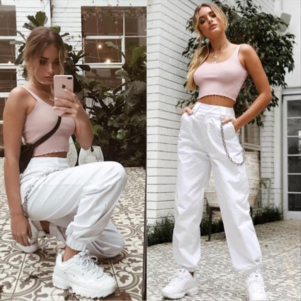 casual dance sport baggy women capri slacks trousers high waist hip pop combat cargo for no chain, Black;white
casual dance sport baggy women capri slacks trousers high waist hip pop combat cargo for no chain, Black;white