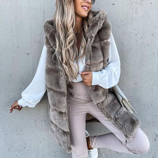 women's vests sweat vest for women clothing faux fur hoodies coat thick warm long jacket winter casual sleeveless cardigan waistcoat, Black;white
women's vests sweat vest for women clothing faux fur hoodies coat thick warm long jacket winter casual sleeveless cardigan waistcoat, Black;white