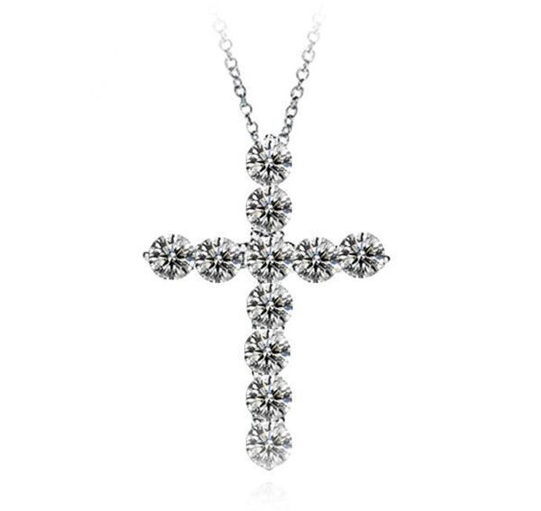 s925 sterling silver cross pendant necklaces beauty shining a cz diamond stone crystal girls necklace
s925 sterling silver cross pendant necklaces beauty shining a cz diamond stone crystal girls necklace