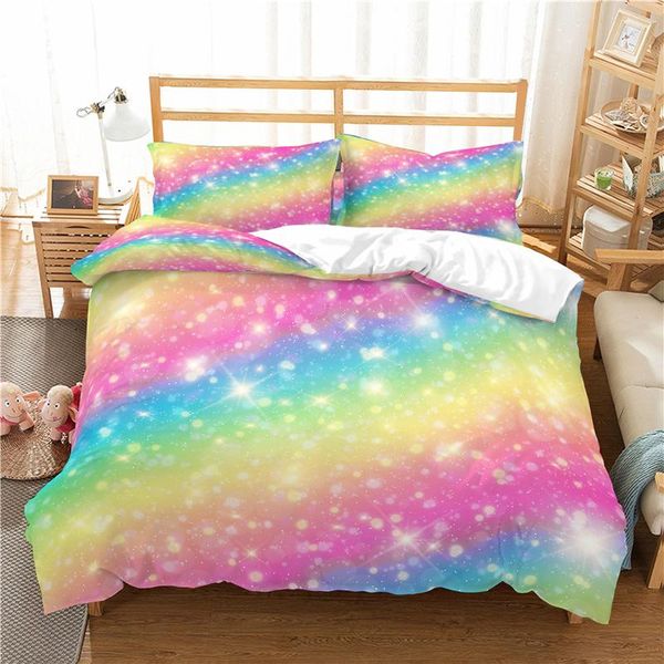 home textile luxury 3d rainbow print 2/3pcs comfortable duvet cover pillowcase bedding sets and king eu/us/au size
home textile luxury 3d rainbow print 2/3pcs comfortable duvet cover pillowcase bedding sets and king eu/us/au size