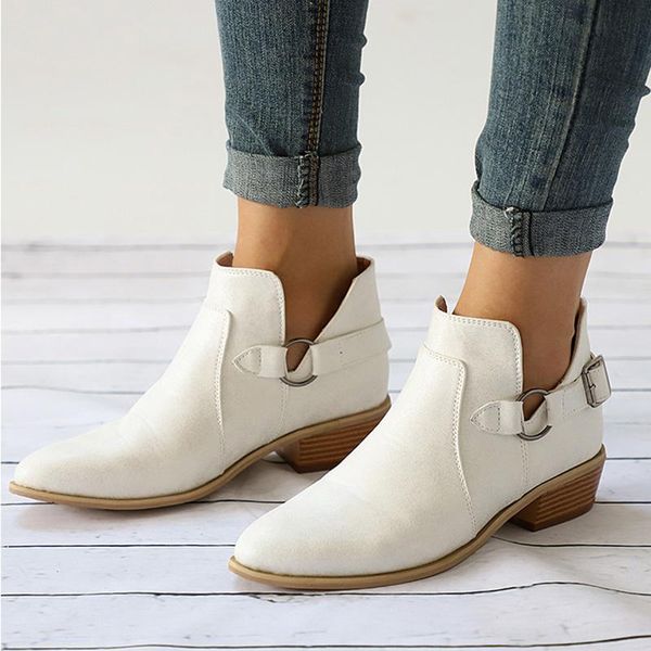 women ankle boots cossacks women's shoes woman short female buckle low heels ladies comfort solid plus size 35-43, Black
women ankle boots cossacks women's shoes woman short female buckle low heels ladies comfort solid plus size 35-43, Black