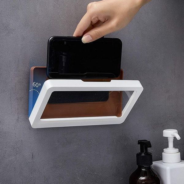 storage bags waterproof mobile phone box tablet holder wall mounted all covered shelves self-adhesive bathroom accessories
storage bags waterproof mobile phone box tablet holder wall mounted all covered shelves self-adhesive bathroom accessories
