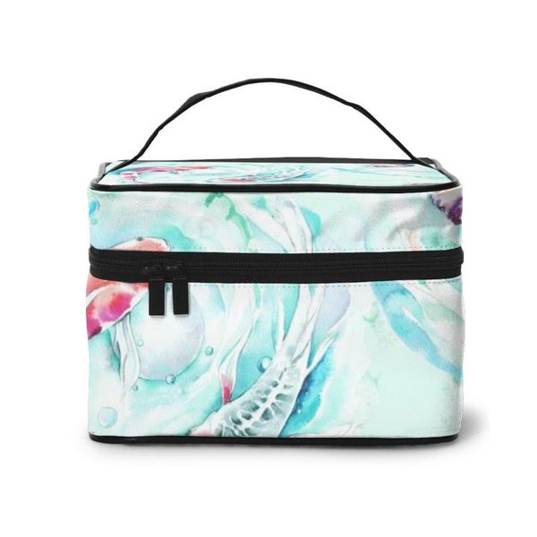 women's travel organization beauty cosmetic make up storage lady wash bags japan carp koi fish pond handbag pouch & cases
women's travel organization beauty cosmetic make up storage lady wash bags japan carp koi fish pond handbag pouch & cases
