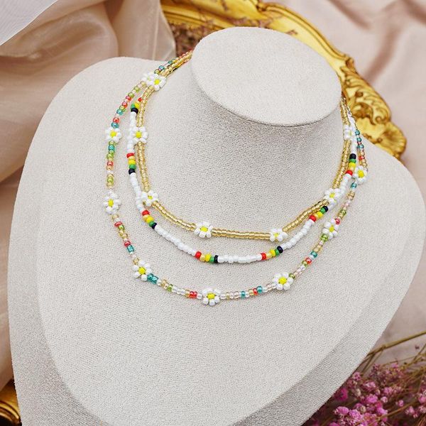 chains bohemian fashion colorful choker flower necklace for women summer sweet cute acrylic beaded necklaces friendship gift jewelry, Silver
chains bohemian fashion colorful choker flower necklace for women summer sweet cute acrylic beaded necklaces friendship gift jewelry, Silver