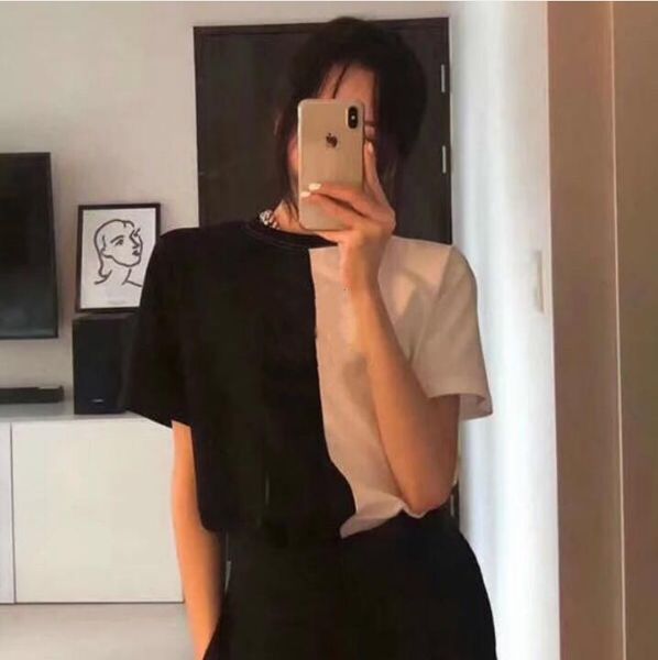 spring/summer fashion women's & tee round collar pure cotton casual couples with short sleeve plus size loose men ms t-shirt the perso, White
spring/summer fashion women's & tee round collar pure cotton casual couples with short sleeve plus size loose men ms t-shirt the perso, White