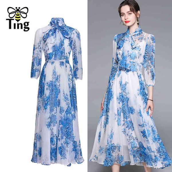 women summer fashion floral midi long dress bowknot collar chiffon flowy high waist casual vestidos robes traf 210513, Black;gray
women summer fashion floral midi long dress bowknot collar chiffon flowy high waist casual vestidos robes traf 210513, Black;gray