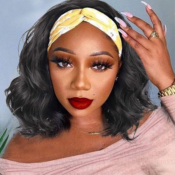 10-14 inch body wave bob wig with headband synthetic headband wigs for black women machine made heat resistant wigs daily wear
10-14 inch body wave bob wig with headband synthetic headband wigs for black women machine made heat resistant wigs daily wear
