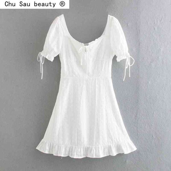summer women's products french retro sweet embroidery lace stitching puff sleeve ruffle dress fairy skirt vintage 210508, Black;gray
summer women's products french retro sweet embroidery lace stitching puff sleeve ruffle dress fairy skirt vintage 210508, Black;gray