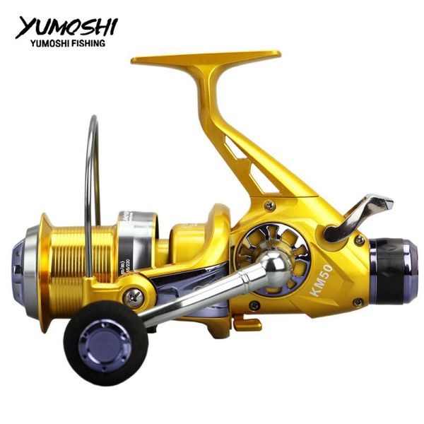 stainless steel spinning reel 50 60 series fishing reels carp wheel pesca molinete baitcasting front and rear brak km
stainless steel spinning reel 50 60 series fishing reels carp wheel pesca molinete baitcasting front and rear brak km