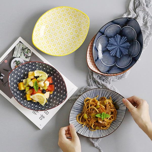 dishes & plates 8 inch ceramic salad plate deep soup dish dessert platter underglaze color machine tableware czy1026
dishes & plates 8 inch ceramic salad plate deep soup dish dessert platter underglaze color machine tableware czy1026