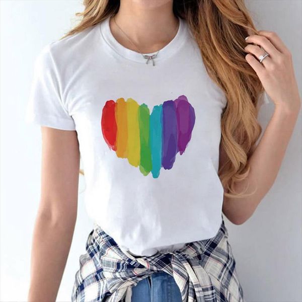 cartoon lesbian rainbow harajuku ullzang women t shirts funny 90s graphic printed tee female clothes, White
cartoon lesbian rainbow harajuku ullzang women t shirts funny 90s graphic printed tee female clothes, White