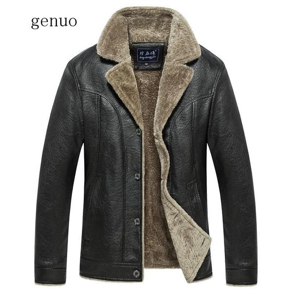men's fur & faux leather jacket mens and coat smart casual jaqueta de couro masculina, Black
men's fur & faux leather jacket mens and coat smart casual jaqueta de couro masculina, Black