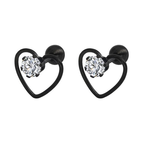 stud baecyt fashion titanium stainless steel heart earrings love with zircon earring women's accessories, Golden;silver
stud baecyt fashion titanium stainless steel heart earrings love with zircon earring women's accessories, Golden;silver
