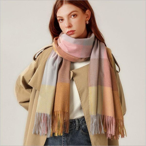 scarves women's designer silk tassel scarf luxury autumn and winter 2021 bandelettes thick warm pashmina bandana shawl for female, Blue;gray
scarves women's designer silk tassel scarf luxury autumn and winter 2021 bandelettes thick warm pashmina bandana shawl for female, Blue;gray