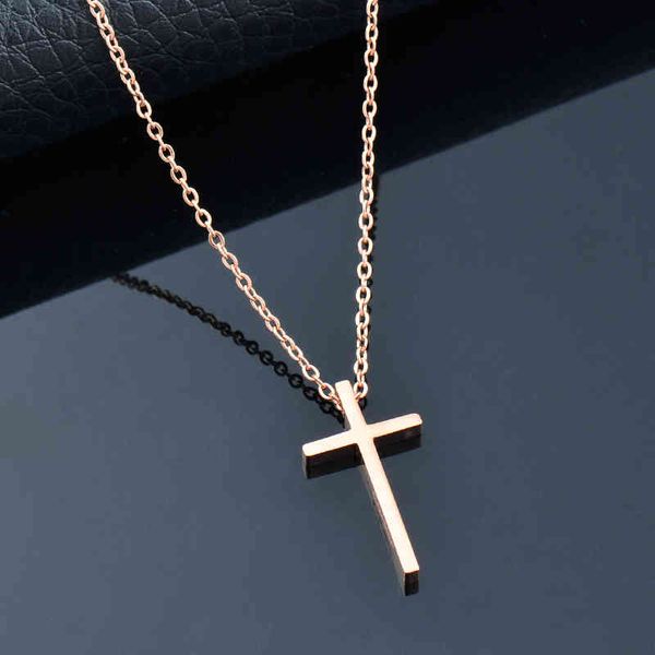 designer necklace luxury jewelry classic rose gold color cross pendant choker stainless steel for women boho xl307 ssk, Silver
designer necklace luxury jewelry classic rose gold color cross pendant choker stainless steel for women boho xl307 ssk, Silver