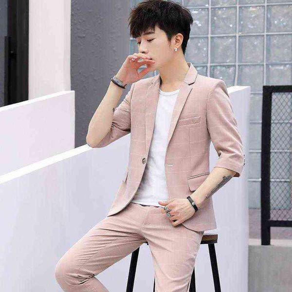 luxury suits blaze 2021 thin medium sleeve men's set fashion city back slit closed daily suit man, Black
luxury suits blaze 2021 thin medium sleeve men's set fashion city back slit closed daily suit man, Black
