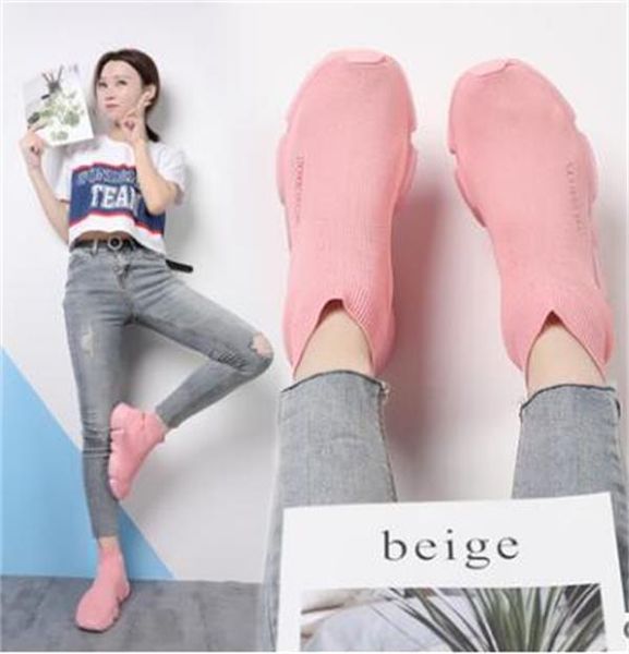 2021black white speed trainer casual shoes man woman socks boots stretchknit race runner sneakers 3645, Black
2021black white speed trainer casual shoes man woman socks boots stretchknit race runner sneakers 3645, Black