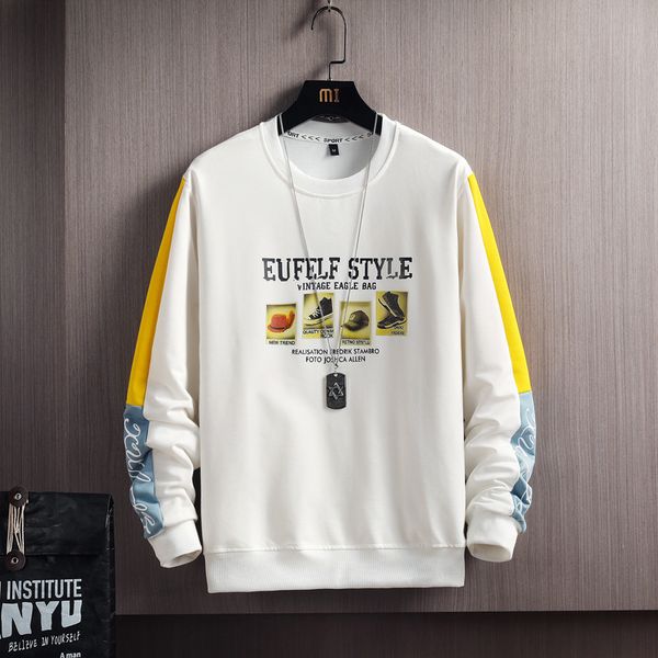 tbk-w114-2021 spring men's fashion printed round neck sweater trend top, Black
tbk-w114-2021 spring men's fashion printed round neck sweater trend top, Black