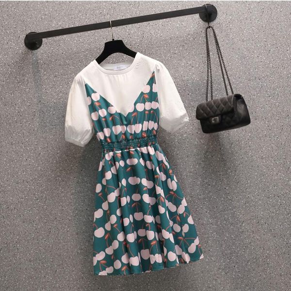 plus size dresses short sleeve dress women 4xl loose cherry print fake two pieces womens sweet elegant street wear fashion big, Black
plus size dresses short sleeve dress women 4xl loose cherry print fake two pieces womens sweet elegant street wear fashion big, Black