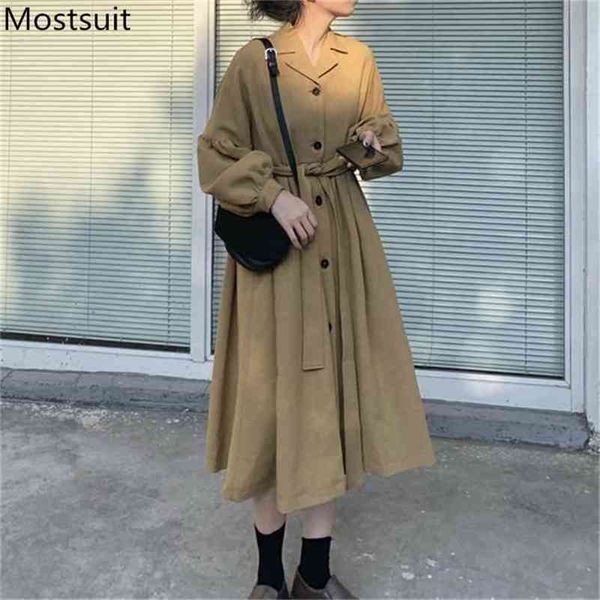 khaki single-breasted sashes dress women full sleeve notched collar lace-up a-line dresses korean vintage female vestidos 210513, Black;gray
khaki single-breasted sashes dress women full sleeve notched collar lace-up a-line dresses korean vintage female vestidos 210513, Black;gray