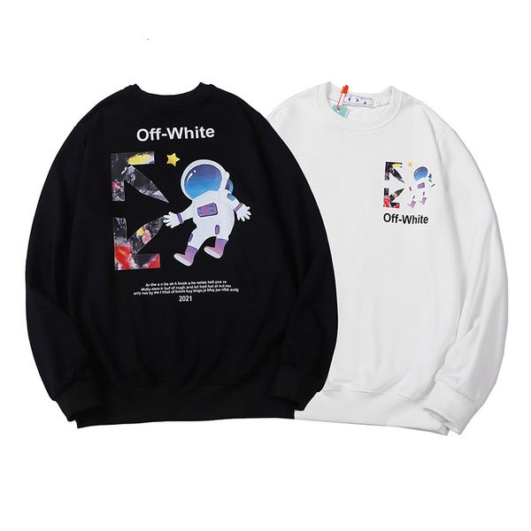21ss autumn winter new off cartoon mosaic arrstyle print round neck style men's and women's couple's terry sweater, Black
21ss autumn winter new off cartoon mosaic arrstyle print round neck style men's and women's couple's terry sweater, Black