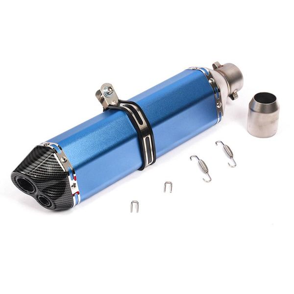 motorcycle exhaust system universal pipe tip muffler dual double outlet for dirt bike atv
motorcycle exhaust system universal pipe tip muffler dual double outlet for dirt bike atv