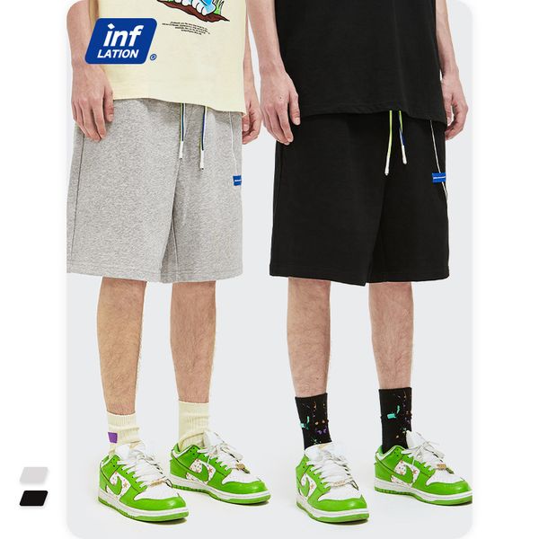 shorts inf men's clothing - products in spring and summer 2021 fashion brand leisure breathable luminous knitted sports pants, White;black
shorts inf men's clothing - products in spring and summer 2021 fashion brand leisure breathable luminous knitted sports pants, White;black