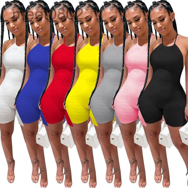 women's jumpsuits & 2021 women jumpsuit designer u-neck summer style hanging neck one-piece pants shorts fashion strapping rib open bac, Black;white
women's jumpsuits & 2021 women jumpsuit designer u-neck summer style hanging neck one-piece pants shorts fashion strapping rib open bac, Black;white
