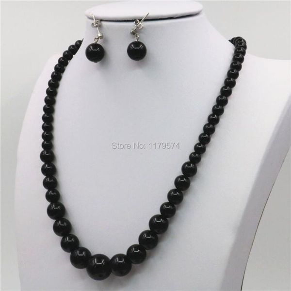 earrings & necklace 6-14mm accessories natural black seashell beads tower chain earbob sets girls christmas gifts jewelry making, Silver
earrings & necklace 6-14mm accessories natural black seashell beads tower chain earbob sets girls christmas gifts jewelry making, Silver