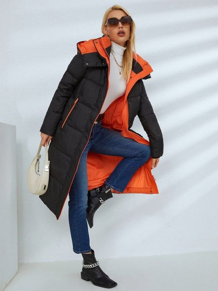 miegofce contrast panel zip pocket drawstring hooded longline puffer coat j4xo#, Black
miegofce contrast panel zip pocket drawstring hooded longline puffer coat j4xo#, Black