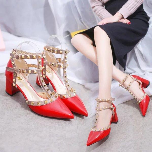 hasp rivet heels 2021 female pu leather high-heeled sandals stiletto pointed toe hollow ventilation shoes woman dress, Black
hasp rivet heels 2021 female pu leather high-heeled sandals stiletto pointed toe hollow ventilation shoes woman dress, Black